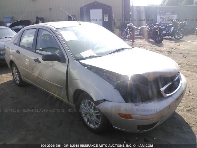 1FAFP34N57W111699 - 2007 FORD FOCUS ZX4/S/SE/SES GOLD photo 1