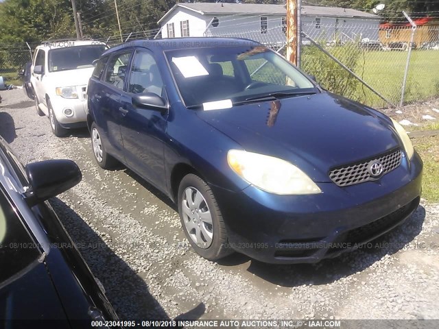 2T1KR32E33C012517 - 2003 TOYOTA COROLLA MATRIX XR Dark Blue photo 1