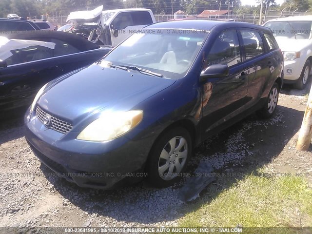 2T1KR32E33C012517 - 2003 TOYOTA COROLLA MATRIX XR Dark Blue photo 2