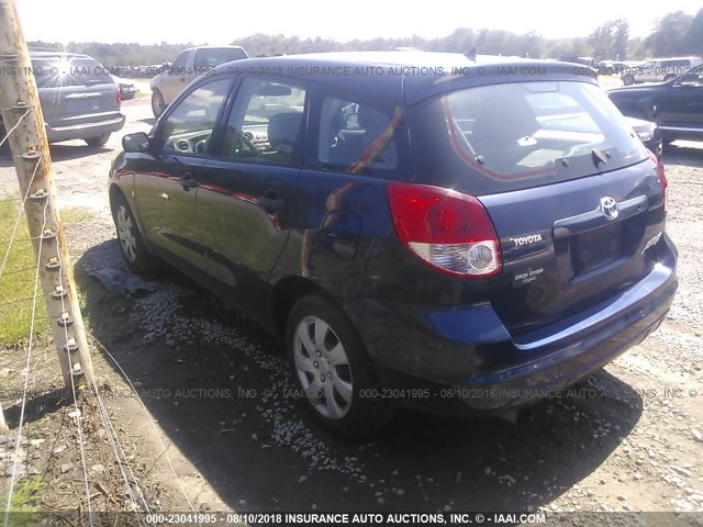 2T1KR32E33C012517 - 2003 TOYOTA COROLLA MATRIX XR Dark Blue photo 3