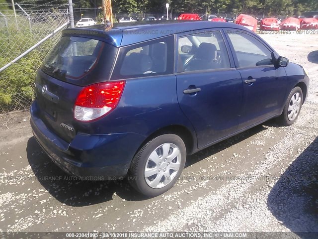 2T1KR32E33C012517 - 2003 TOYOTA COROLLA MATRIX XR Dark Blue photo 4