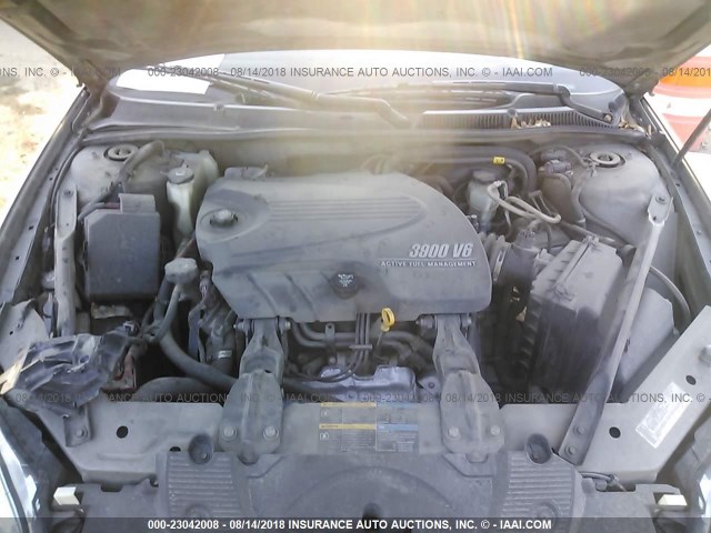 2G1WC58R579282212 - 2007 CHEVROLET IMPALA LT GRAY photo 10