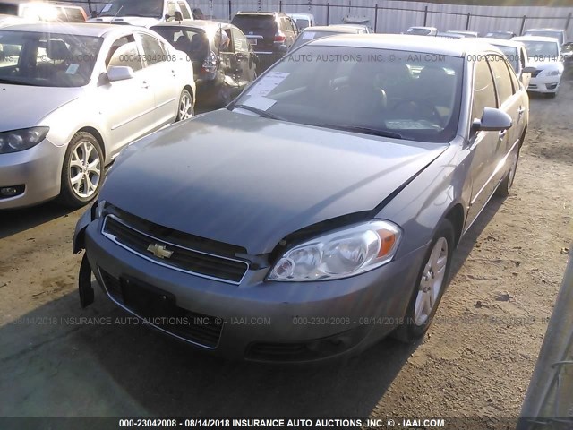 2G1WC58R579282212 - 2007 CHEVROLET IMPALA LT GRAY photo 2