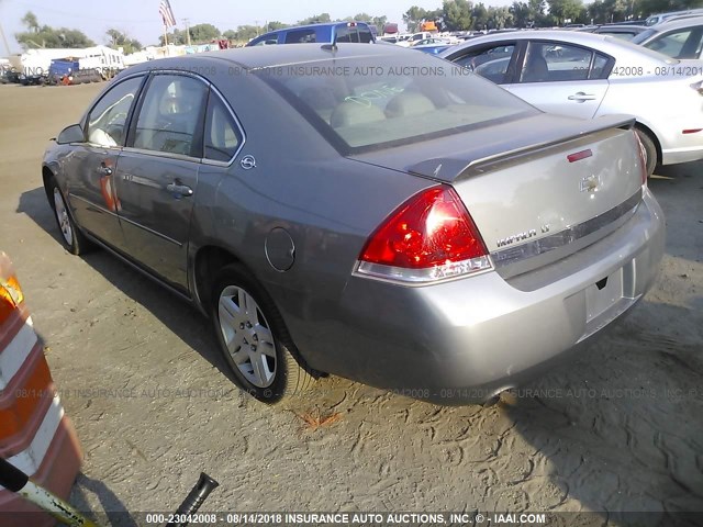 2G1WC58R579282212 - 2007 CHEVROLET IMPALA LT GRAY photo 3