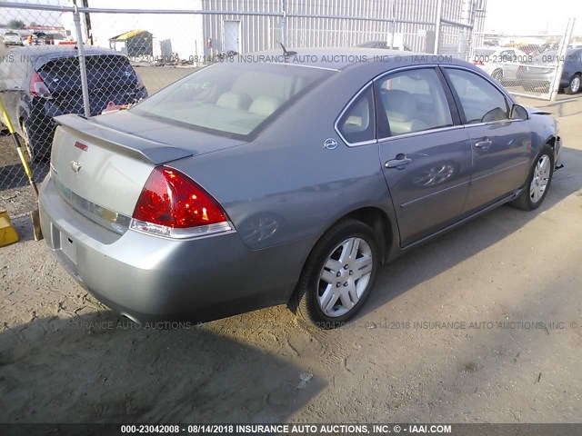 2G1WC58R579282212 - 2007 CHEVROLET IMPALA LT GRAY photo 4