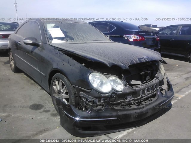 WDBTJ56H07F209118 - 2007 MERCEDES-BENZ CLK 350 BLACK photo 1