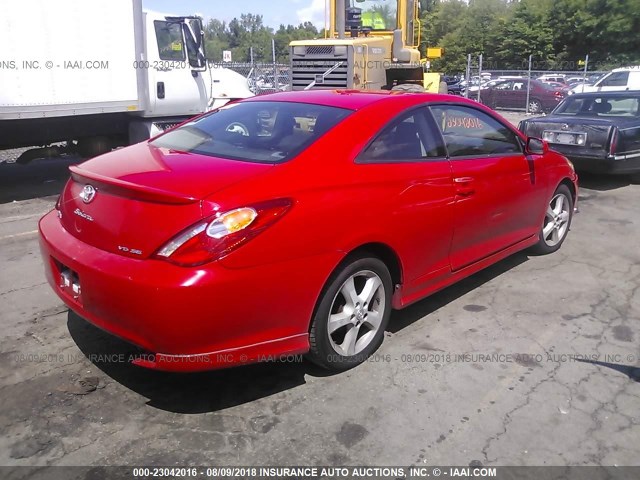 4T1CA38P24U008561 - 2004 TOYOTA CAMRY SOLARA SE/SLE Qırmızı foto 4