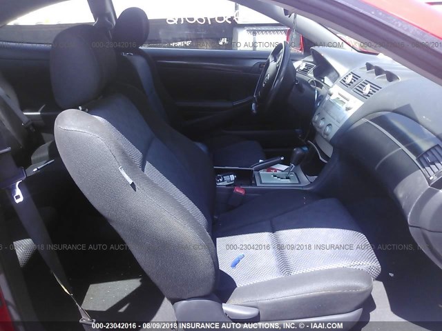 4T1CA38P24U008561 - 2004 TOYOTA CAMRY SOLARA SE/SLE Qırmızı foto 5