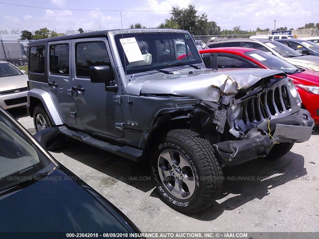 1C4HJWEG2JL922150 - 2018 JEEP WRANGLER UNLIMITE  ვერცხლისფერი ფოტო 1