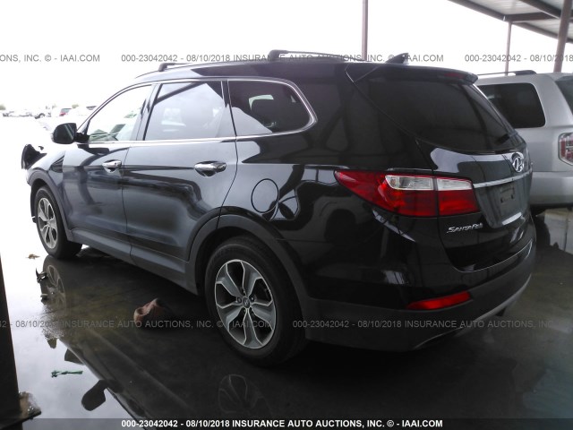 KM8SN4HF8DU025457 - 2013 HYUNDAI SANTA FE GLS BLACK photo 3