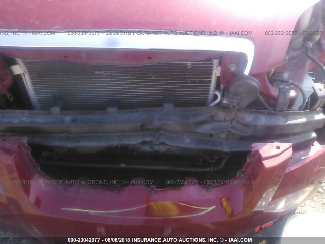 KL1TD56697B112005 - 2007 CHEVROLET AVEO LS RED photo 6