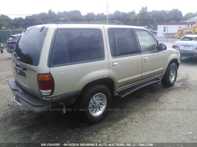 1FMZU73E3YZC50699 - 2000 FORD EXPLORER XLT GOLD photo 4