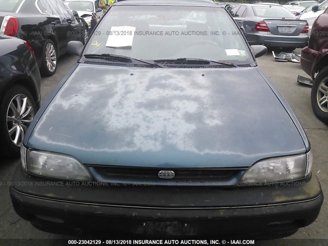 1Y1SK5463NZ067219 - 1992 GEO PRIZM LSI GREEN photo 6