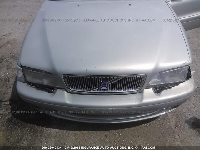 YV1NC56D3YJ014172 - 2000 VOLVO C70 TURBO SILVER photo 10