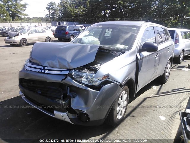 JA4AD2A32FZ002179 - 2015 MITSUBISHI OUTLANDER ES 灰色 照片 2
