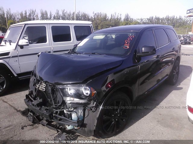 1C4RDHAG9DC685755 - 2013 DODGE DURANGO SXT BLACK photo 2