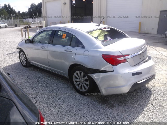 1C3CCBBB0CN130158 - 2012 CHRYSLER 200 TOURING SILVER photo 3