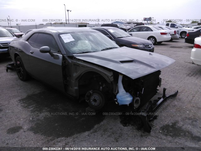 2C3CDZAG0JH132856 - 2018 DODGE CHALLENGER SXT GRAY photo 1