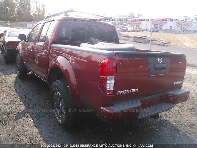 1N6AD0EV3FN737912 - 2015 NISSAN FRONTIER S/SV/SL/PRO-4X RED photo 3