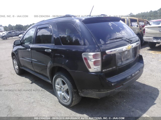 2CNDL83F586055680 - 2008 CHEVROLET EQUINOX LTZ BLACK photo 3