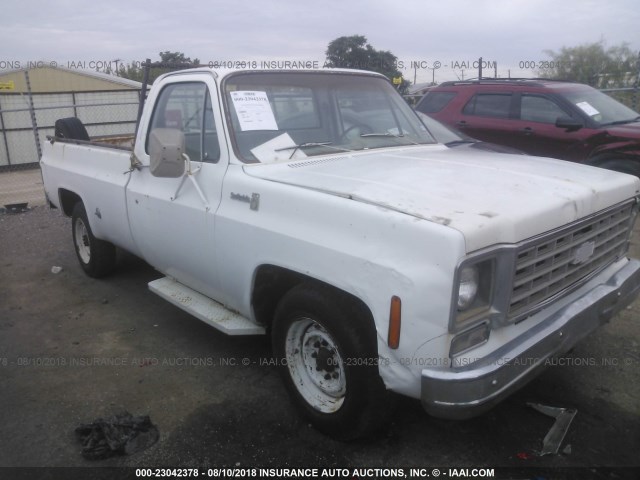 CCL248A124652 - 1978 CHEVROLET K20 WHITE photo 1