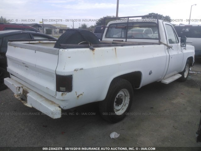 CCL248A124652 - 1978 CHEVROLET K20 WHITE photo 4