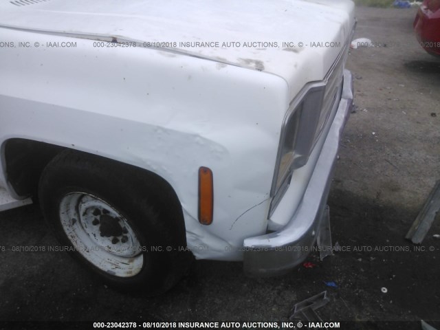 CCL248A124652 - 1978 CHEVROLET K20 WHITE photo 6
