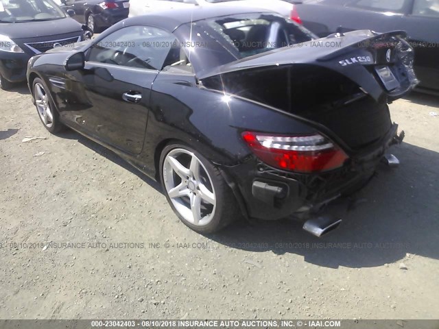 WDDPK4HA6EF083165 - 2014 MERCEDES-BENZ SLK 250 BLACK photo 3