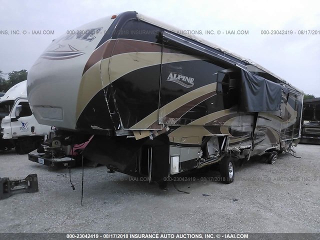 4YDF35520DE780497 - 2013 ALPINE TRAVEL TRAILER  Unknown photo 2