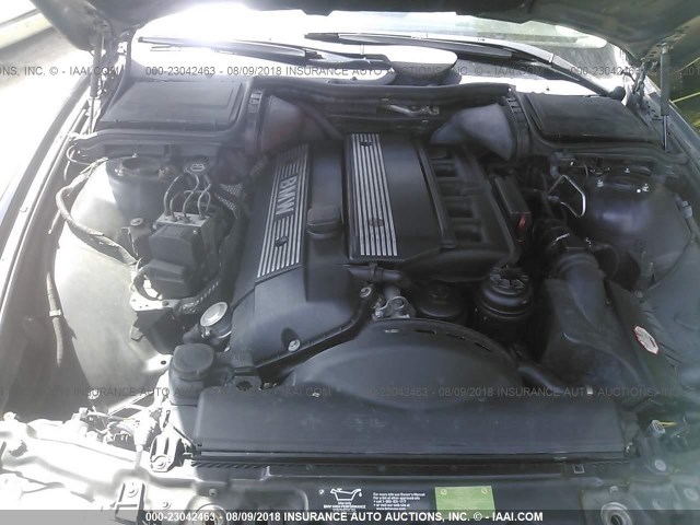 WBADT43441GX25315 - 2001 BMW 525 I AUTOMATIC BLACK photo 10