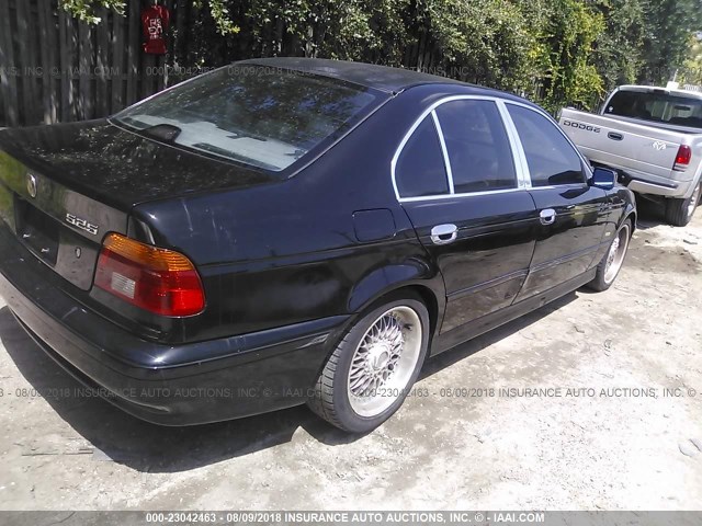 WBADT43441GX25315 - 2001 BMW 525 I AUTOMATIC BLACK photo 4