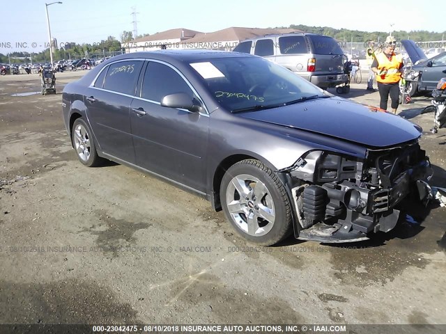 1G1ZC5EB9A4157146 - 2010 CHEVROLET MALIBU 1LT GRAY photo 1