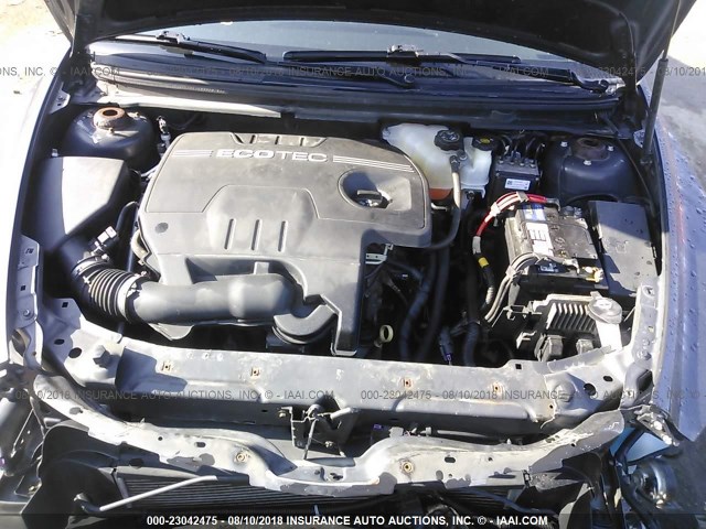 1G1ZC5EB9A4157146 - 2010 CHEVROLET MALIBU 1LT GRAY photo 10