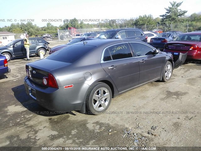 1G1ZC5EB9A4157146 - 2010 CHEVROLET MALIBU 1LT GRAY photo 4