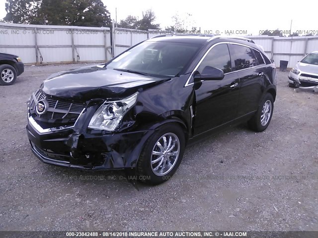 3GYFNAE3XCS641863 - 2012 CADILLAC SRX LUXURY COLLECTION BLACK photo 2