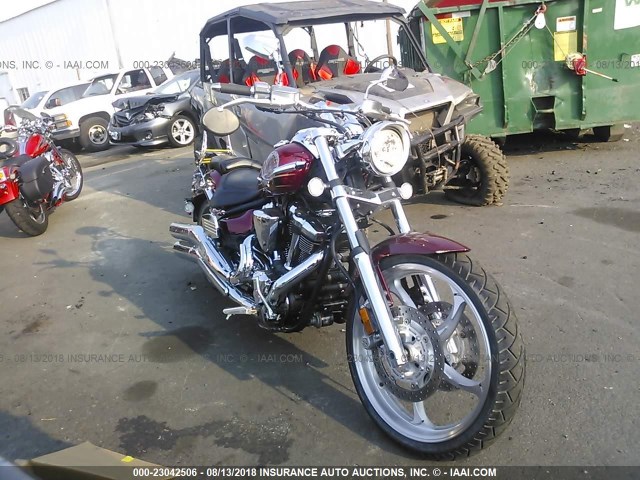 JYAVP27E3FA017470 - 2015 YAMAHA XV1900 CU BURGUNDY photo 1