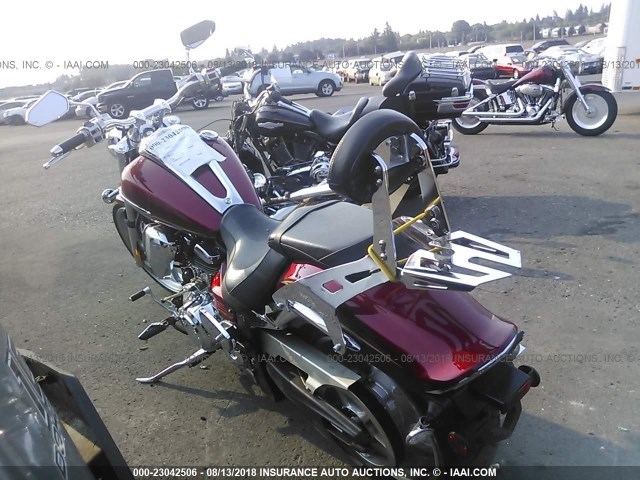 JYAVP27E3FA017470 - 2015 YAMAHA XV1900 CU BURGUNDY photo 3