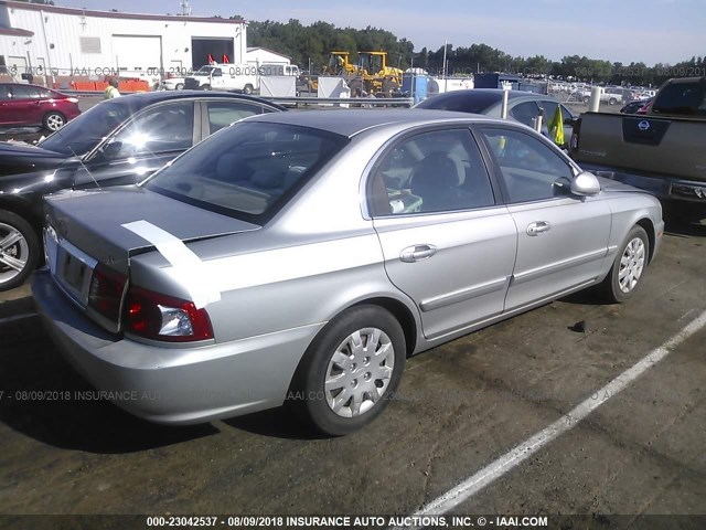 KNAGD126265464667 - 2006 KIA OPTIMA LX/EX SILVER photo 4