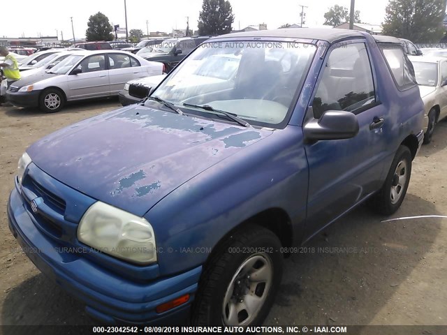 2S3TA52C3Y6101486 - 2000 SUZUKI VITARA JLX/JA/JX BLUE photo 2