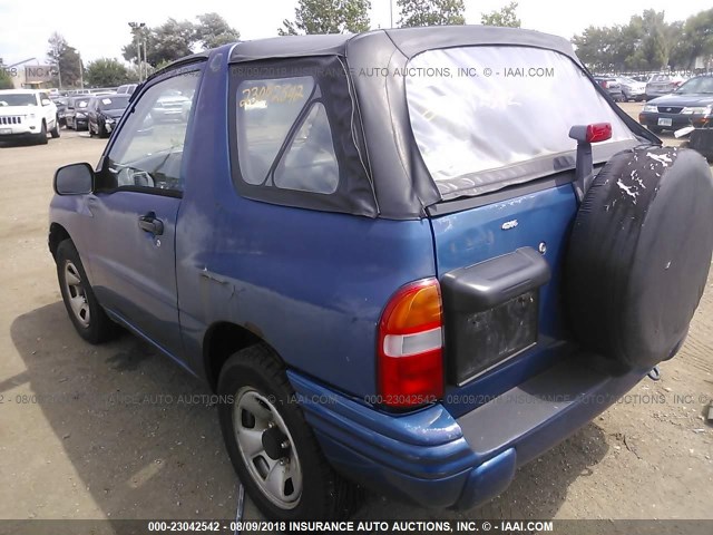 2S3TA52C3Y6101486 - 2000 SUZUKI VITARA JLX/JA/JX BLUE photo 3