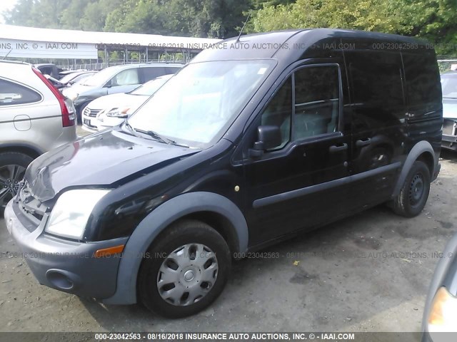 NM0LS7AN7DT132832 - 2013 FORD TRANSIT CONNECT XL BLACK photo 2
