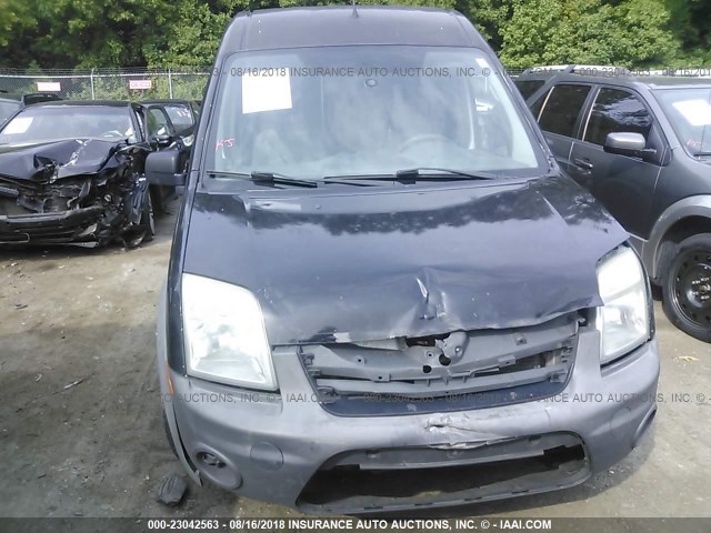 NM0LS7AN7DT132832 - 2013 FORD TRANSIT CONNECT XL BLACK photo 6