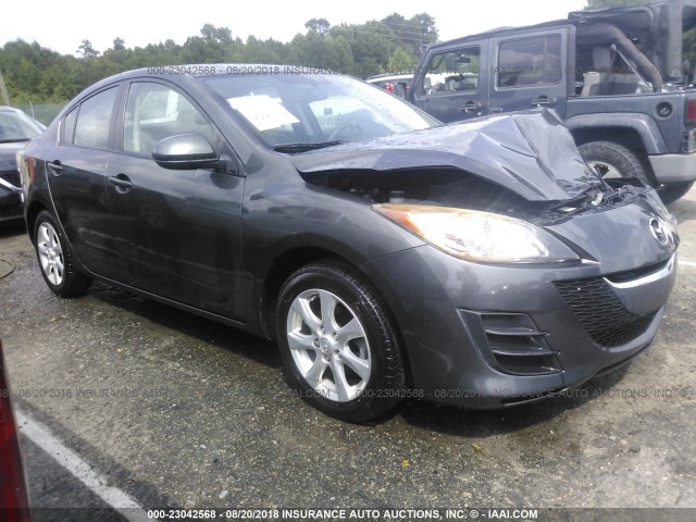 JM1BL1SF7A1167054 - 2010 MAZDA 3 I BLACK photo 1