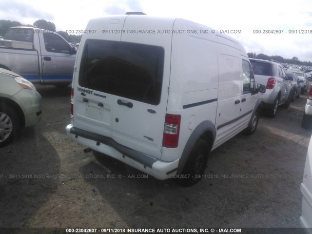 NM0LS7DN8CT125012 - 2012 FORD TRANSIT CONNECT XLT WHITE photo 4