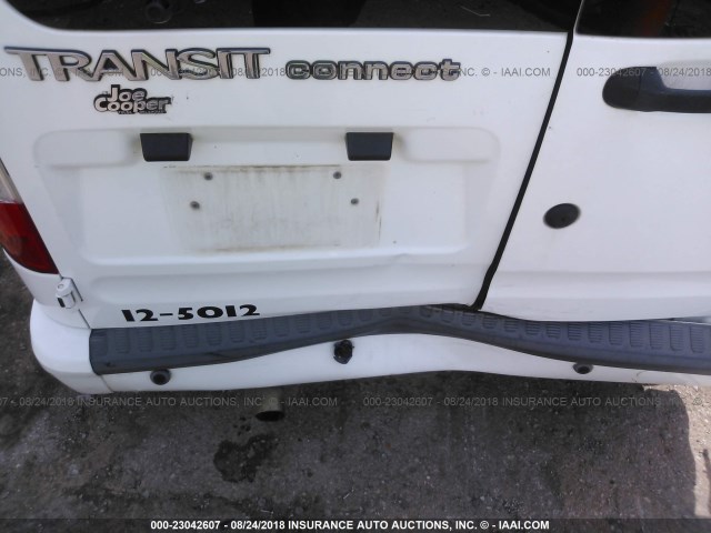NM0LS7DN8CT125012 - 2012 FORD TRANSIT CONNECT XLT WHITE photo 6