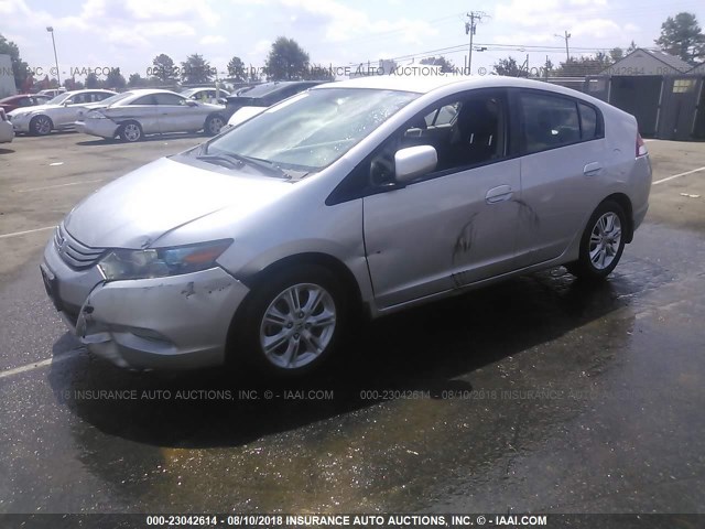 JHMZE2H73AS013111 - 2010 HONDA INSIGHT EX SILVER photo 2