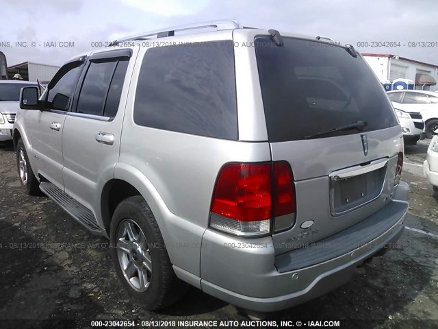 5LMEU68H95ZJ25145 - 2005 LINCOLN AVIATOR 银色 照片 3