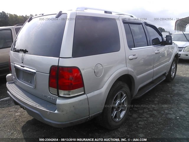 5LMEU68H95ZJ25145 - 2005 LINCOLN AVIATOR 银色 照片 4