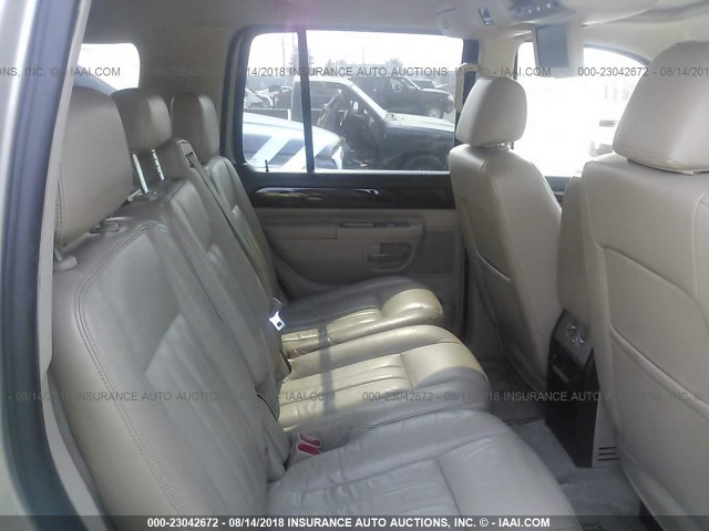 5LMEU68H45ZJ03098 - 2005 LINCOLN AVIATOR 金色 照片 8