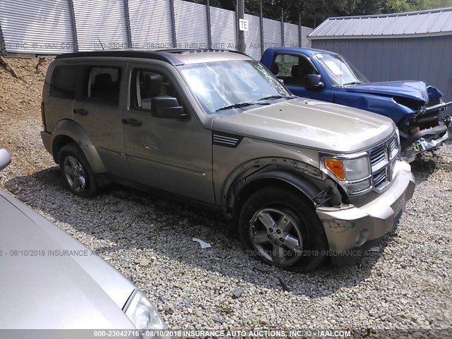 1D8GU58K17W666931 - 2007 DODGE NITRO SLT GOLD photo 1